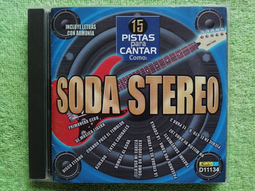 Eam Cd 15 Pistas Para Cantar Como Soda Stereo 2002 Karaoke
