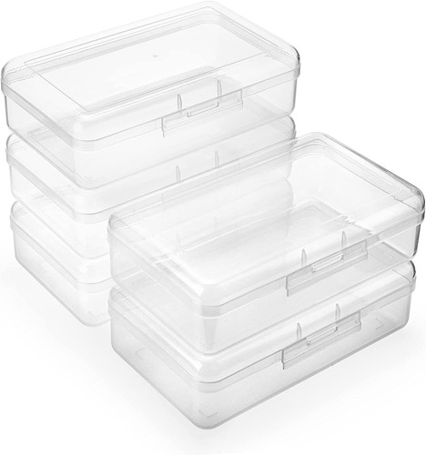 Btsky 5 Pack Multipurpose Utility Storage Box- Large Capacit