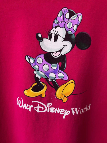 Playera Vintage Walt Disney World Talla 14-16 Mujer Usa Made (Usado)
