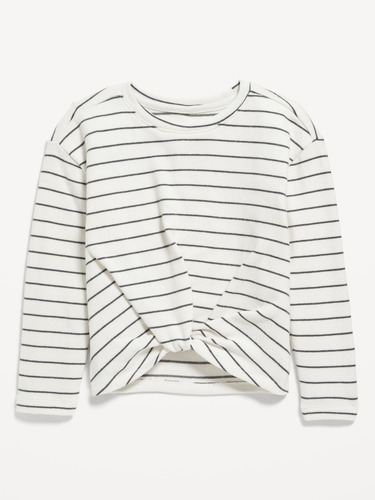 Playera De Manga Larga Con Cuello Redondo Old Navy Para Niña