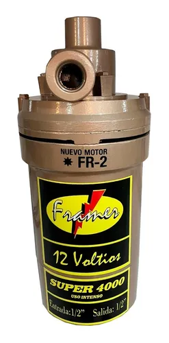 Electro Bomba Centrífuga 12v Framer 4000 Litros/h Gasoil