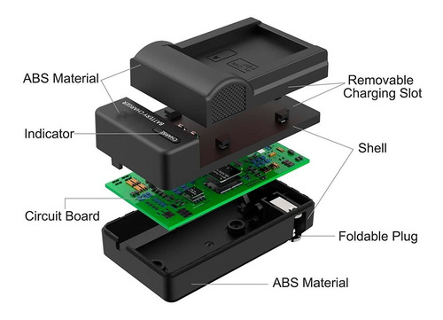 Imagen 6 de 10 de 246 Cargador Para Baterias Canon Lp-e17 Canon T6i - 750d