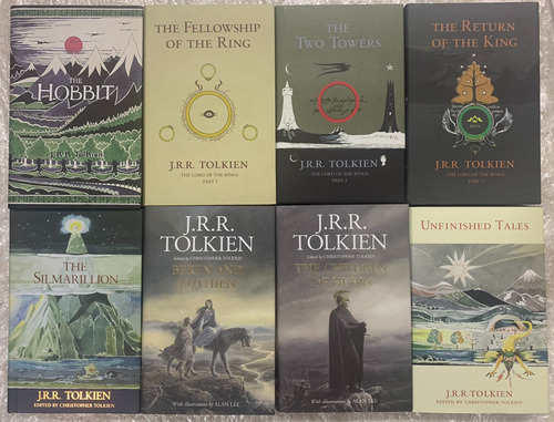 Coleção Incompleta Livros Tolkien Senhor Dos Anéis