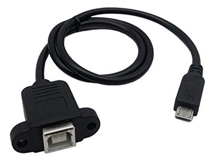 Cerrxian - Micro Usb (50 Cm), Macho De 5 Pines A Usb Tipo B