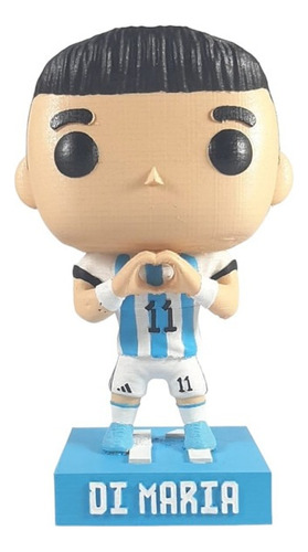 Di María Selección Argentina 3d 18cm Muñeco Colección