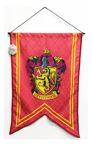 Banderin Gryffindor Harry Potter Licencia Oficial Rojo Rojo