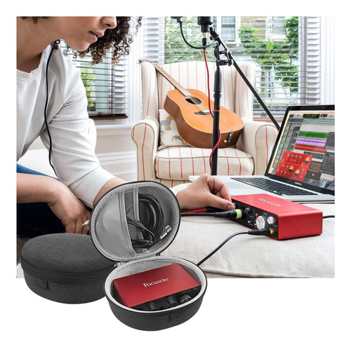 Case Geekria Para Focusrite Scarlett, Máxima Protección