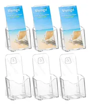 Comprar Soporte Para Folletos, Paquete De 6 Soportes De Acrílico De 