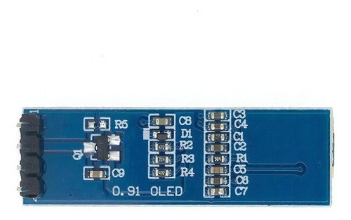 Display Oled 0.91 128x32 I2c Iic Azul Arduino 0,91
