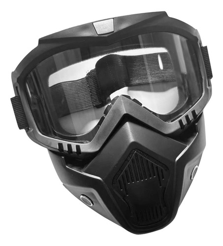 Máscara De Soldador Protector Facial Vidrio Transparente