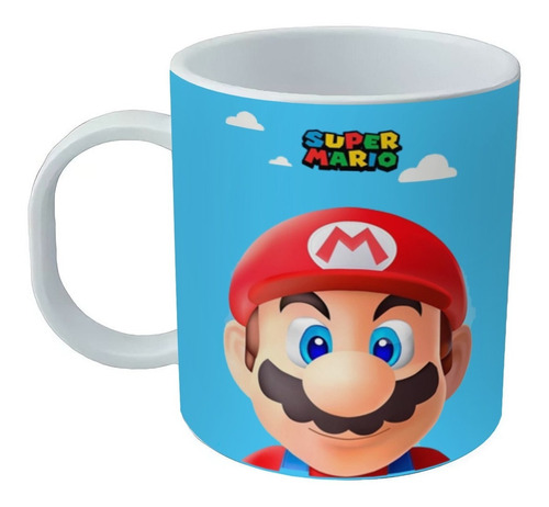 Set De Tazas De Plastico - Mario Bros X4 Unidades