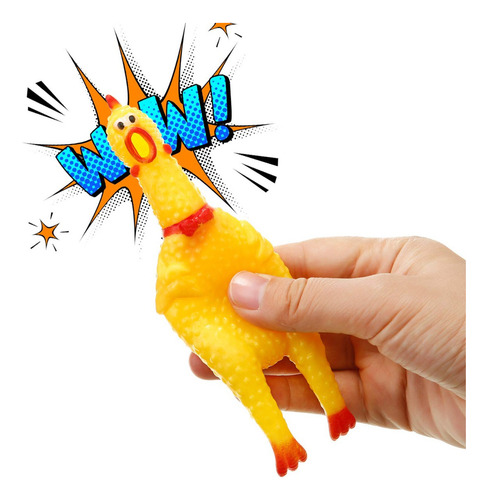 Pollo Chillon Juguete Niño Niña Broma Sonido Squeeze 10pz