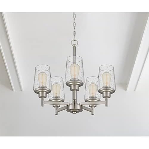 Lámpara De Techo Colgante Moderna Jacob De 5 Luces Pan...