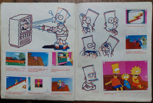 Álbum De Figuritas Los Simpsons. Cromy. Año 1992. (Usado)