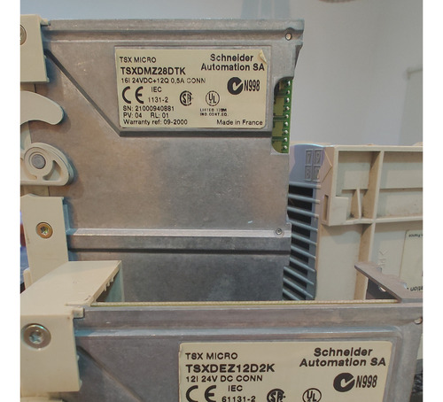 Plc Schneider Modicon Tsx Micro Tsx3721001 Con Módulos (Usado)