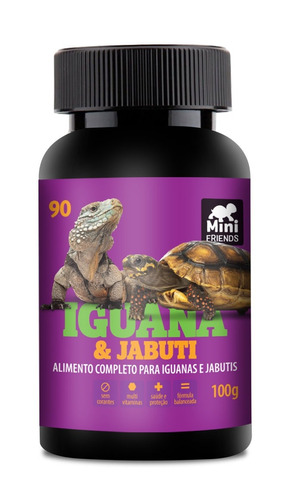 Mini Friends - Alimento Premium Para Iguana E Jabuti - 100 G