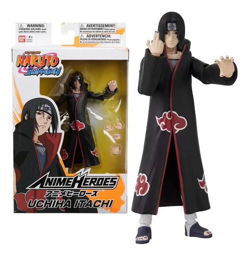 Itachi Uchiha Articulado Naruto Bandai - Fun F0051-4