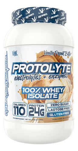 Vmi Sports Protolyte 100% Whey Protein 1.63 Lb Mf Sabor Vainilla Peanut Butter