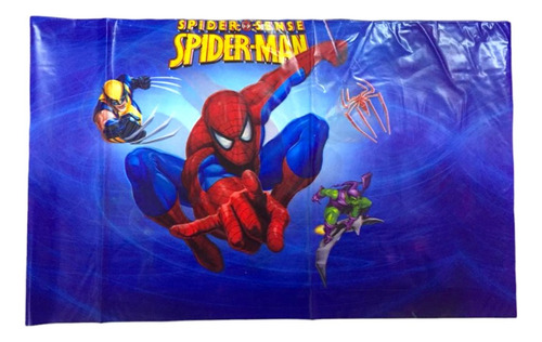 1 Mantel De Plastico Con Diseño De Spider Man Para Fiesta