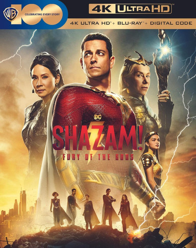 Blu Ray 4k Shazam Fury Of Gods Ultra Hd Original