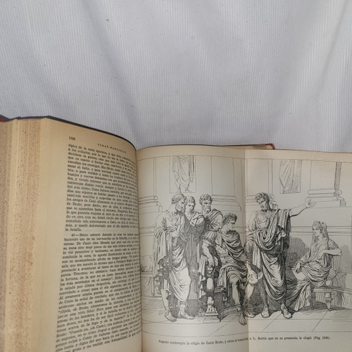 Imagen 8 de 9 de Vidas Paralelas Plutarco Joaquin Gil Ilustrado B Pinelli 2t