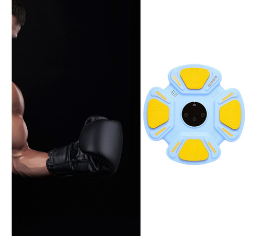 Máquina De Boxe Eletrônica Treino Indoor Usb Ginásio Azul