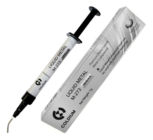 Pasta Térmica Metal Líquido Coldium M-273 1g Nano Oc 128w/mk