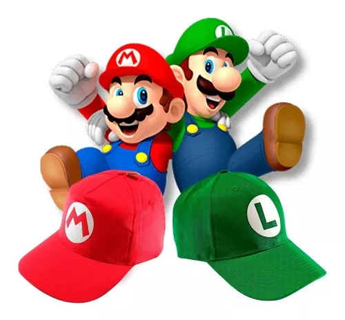 Gorras Mario Bros & Luigi para Adulto. GENERICO