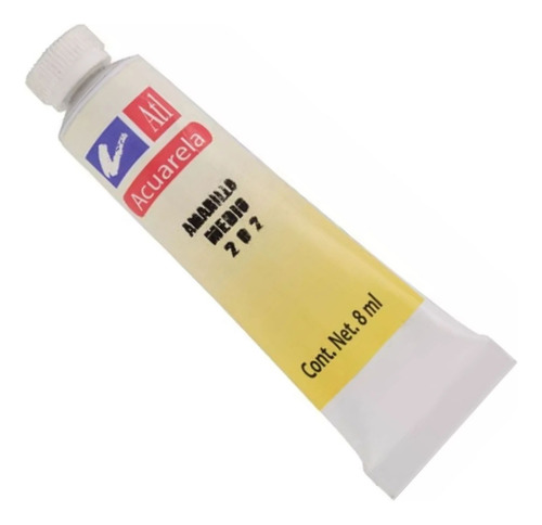 Pintura Acuarela Atl Tubo T-3 8ml Color #202 Amarillo Medio