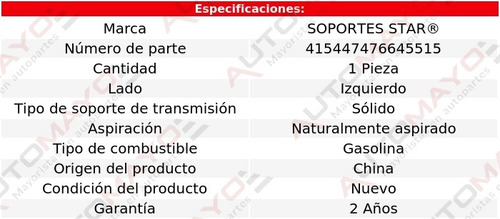 Tacón Transmisión Izq B200 Van 8 Cil 5.2l Dodge 1972-1974