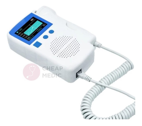 Monitor Doppler Fetal Para Bebé Recargable Usb Portátil 3mhz