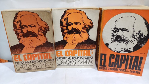 El Capital  Carlos Marx             Tomo  I Tomo 2 Y Tomo 3 