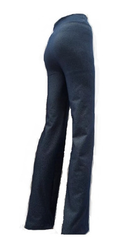 Imagen 4 de 10 de Pantalòn Recto Tipo Calza Tela Jean Elastizada