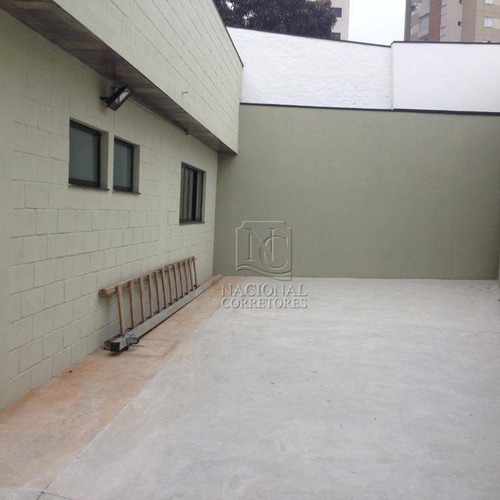 Galpão Para Alugar, 526 M² Por R$ 18.000/mês - Vila Valparaíso - Santo André/sp - Ga0662