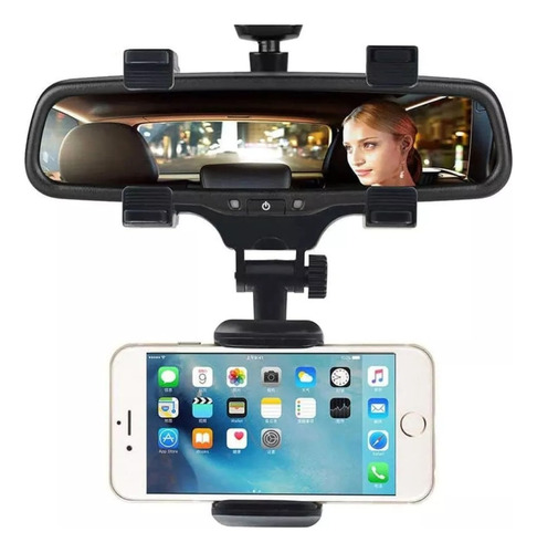 Suporte Pra Celular Veicular Encaixe Retrovisor 360° Carro