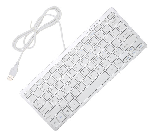 Teclado Con Cable Scissor, Teclado Usb, 78 Teclas, 13 Atajos