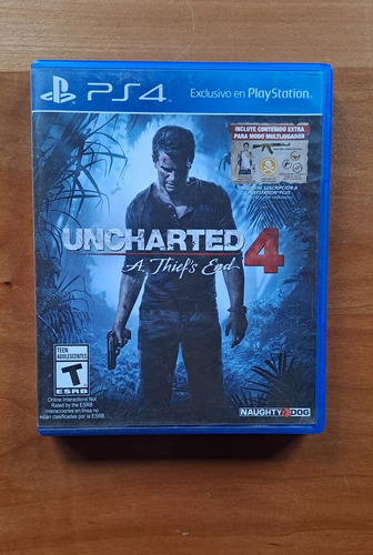 Uncharted 4 -- Ps4 (Usado)