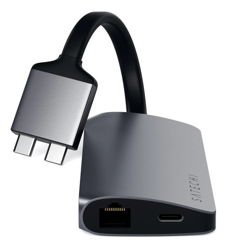 Satechi Adaptador Usb-c Dual Multimedia Hub St-tcdmmam