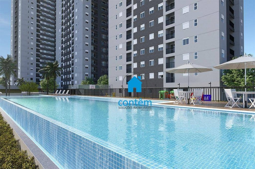 Ap2123 - Condomínio Viva Clube Carapicuíba Apartamento Com 2 Dormitórios À Venda, 46 M² Por R$ 200.265 - Jardim Santo Estêvão - Carapicuíba/sp - Ap2123