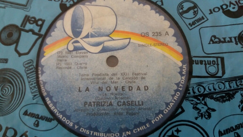 Vinilo Single De Patricia Caselli La Novedad (o-40 (Usado)