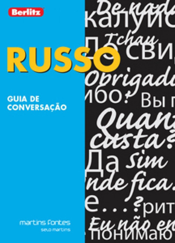 Libro Guia De Conversacao Berlitz Russo De Berlitz Martins