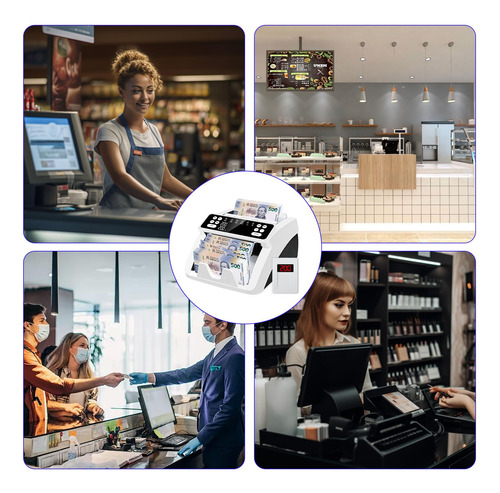 Contador De Billetes Automática Detecta Falsos Profesional