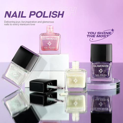 Juego De Esmalte De Uñas De Perlas: Kit De Esmalte De Uñas S