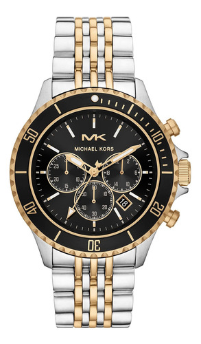 Reloj Hombre Michael Kors Mk8872 Cuarzo Pulso Bicolor En