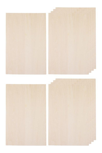 20x Planície Madeira De Balsa Folhas Madeira Serrada Para