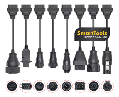 Kit Scanner Ds150 + Kit Cables Camiones + Kit Cables Autos