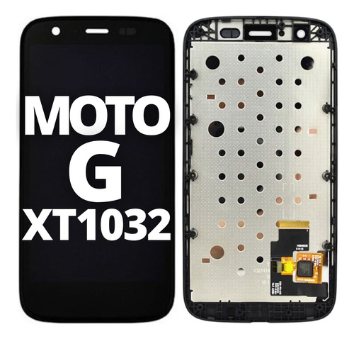 Modulo Display Para Moto G Xt1032 Oled Pantalla Touch Marco