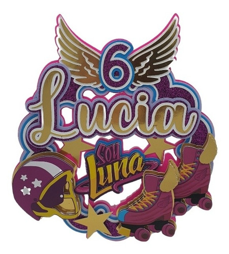 Cake Topper De Soy Luna Para Pastel Fiesta De Soy Luna