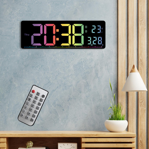 Reloj De Pared Reloj Despertador Digital Electrónico Para.