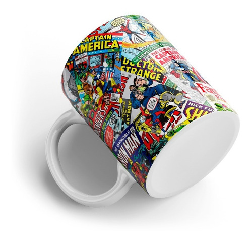 Imagem 3 de 5 de Caneca Geek Quadrinhos Marvel Super Herois